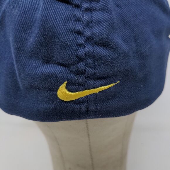 Nike Team Navy Fitted Hat Blue Size Universal Fit Embroidered Logo - Picture 8 of 12